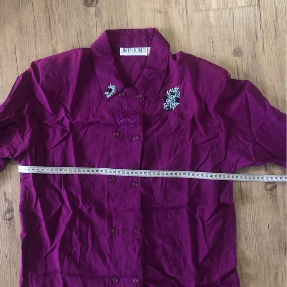 ✨2/10$ Vintage beaded shirt - Medium/Large - Picture 3 of 6